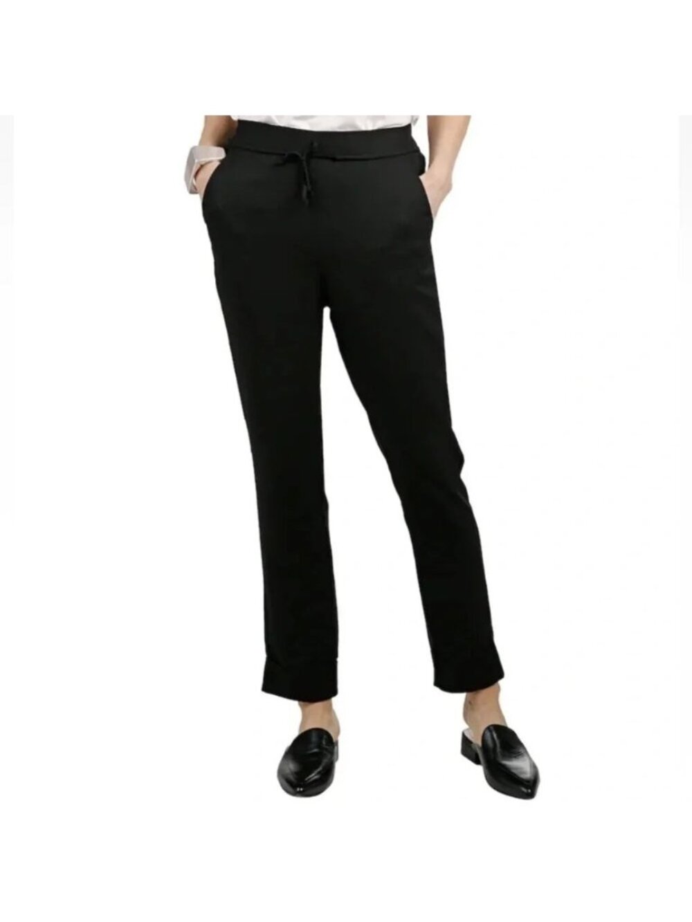 NEW MarlaWynne Black Pull-On Pants Size Small